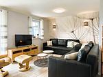 Wohnzimmer - Villa Deichblick - Top-Hundeurlaub
