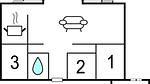 floor-plan - Ferienhaus für 6 Personen (117 m²) in Kirke Hyllinge - Top-Hundeurlaub