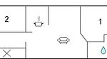 floor-plan - Ferienhaus für 4 Personen (36 m²) in Breukelen - Top-Hundeurlaub