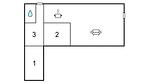 floor-plan - Ferienhaus für 6 Personen (64 m²) in Græsted - Top-Hundeurlaub