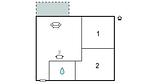 floor-plan - Ferienwohnung für 6 Personen (53 m²) in Afritz am See - Top-Hundeurlaub