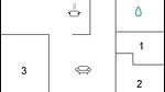 floor-plan - Ferienhaus für 5 Personen (71 m²) in Herning - Top-Hundeurlaub
