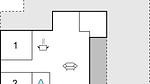 floor-plan - Ferienhaus für 4 Personen (56 m²) in Hemmet - Top-Hundeurlaub