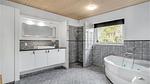 bathroom - Ferienhaus für 8 Personen (147 m²) in Juelsminde - Top-Hundeurlaub