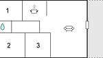 floor-plan - Ferienhaus für 6 Personen (72 m²) in Hvide Sande - Top-Hundeurlaub