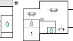 floor-plan - Ferienhaus für 6 Personen (125 m²) in Warkum - Top-Hundeurlaub