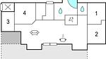 floor-plan - Ferienhaus für 10 Personen (117 m²) in Hasle - Top-Hundeurlaub