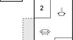 floor-plan - Ferienhaus für 6 Personen (74 m²) in Oksbøl - Top-Hundeurlaub