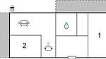 floor-plan - Ferienwohnung für 3 Personen (60 m²) in Liesing - Top-Hundeurlaub