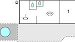 floor-plan - Wohnwagen für 4 Personen (40 m²) in Beauchastel - Top-Hundeurlaub
