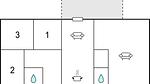 floor-plan - Ferienhaus für 6 Personen (150 m²) in Skærbæk - Top-Hundeurlaub