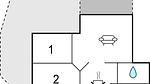 floor-plan - Ferienhaus für 6 Personen (86 m²) in Glesborg - Top-Hundeurlaub