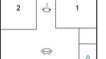 floor-plan - Ferienwohnung für 4 Personen (60 m²) in Paesens - Top-Hundeurlaub