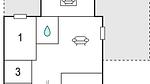 floor-plan - Ferienhaus für 6 Personen (59 m²) in Kirke Hyllinge - Top-Hundeurlaub