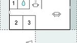 floor-plan - Ferienhaus für 6 Personen (76 m²) in Strandby - Top-Hundeurlaub