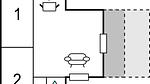 floor-plan - Ferienhaus für 6 Personen (58 m²) in Toftlund - Top-Hundeurlaub