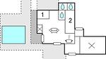 floor-plan - Ferienhaus für 6 Personen (130 m²) in Vernègues - Top-Hundeurlaub