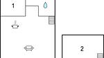 floor-plan - Ferienhaus für 5 Personen (55 m²) in Groede - Top-Hundeurlaub