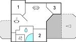 floor-plan - Ferienhaus für 6 Personen (77 m²) in Hvide Sande - Top-Hundeurlaub