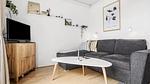 living-room - Ferienwohnung für 4 Personen (42 m²) in Aakirkeby - Top-Hundeurlaub