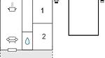 floor-plan - Ferienhaus für 4 Personen (54 m²) in Hemmet - Top-Hundeurlaub