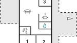 floor-plan - Ferienhaus für 6 Personen (62 m²) in Væggerløse - Top-Hundeurlaub