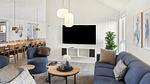 living-dining-room - Ferienhaus für 30 Personen (370 m²) in Idestrup - Top-Hundeurlaub