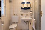 Badezimmer - Ferienhaus "Am Wattenmeer" Tegeler Plate 01 - Top-Hundeurlaub