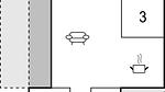 floor-plan - Ferienhaus für 6 Personen (75 m²) in Glesborg - Top-Hundeurlaub