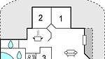 floor-plan - Ferienhaus für 6 Personen (96 m²) in Hemmet - Top-Hundeurlaub