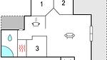 floor-plan - Ferienhaus für 8 Personen (85 m²) in Humble - Top-Hundeurlaub