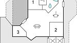 floor-plan - Ferienhaus für 6 Personen (77 m²) in Hvide Sande - Top-Hundeurlaub