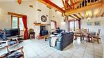 living-room - Ferienhaus für 7 Personen (146 m²) in Saint-Saud-Lacoussière - Top-Hundeurlaub