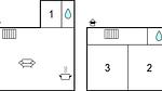 floor-plan - Ferienhaus für 6 Personen (62 m²) in Bruinisse - Top-Hundeurlaub