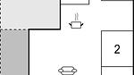 floor-plan - Ferienhaus für 7 Personen (91 m²) in Ørsted - Top-Hundeurlaub