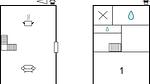 floor-plan - Ferienhaus für 3 Personen (65 m²) in Douarnenez - Top-Hundeurlaub