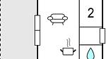 floor-plan - Ferienhaus für 6 Personen (55 m²) in Odder - Top-Hundeurlaub