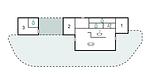 floor-plan - Ferienhaus für 8 Personen (111 m²) in Knebel - Top-Hundeurlaub