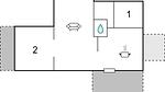 floor-plan - Ferienhaus für 4 Personen (83 m²) in Oksbøl - Top-Hundeurlaub