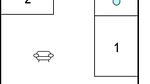 floor-plan - Ferienhaus für 4 Personen (50 m²) in Warmenhuizen - Top-Hundeurlaub