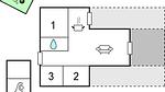 floor-plan - Ferienhaus für 5 Personen (65 m²) in Hejls - Top-Hundeurlaub