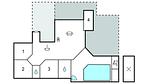 floor-plan - Ferienhaus für 8 Personen (106 m²) in Hejls - Top-Hundeurlaub
