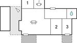 floor-plan - Ferienhaus für 7 Personen (85 m²) in Vig - Top-Hundeurlaub