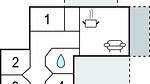 floor-plan - Ferienhaus für 8 Personen (122 m²) in Bindslev - Top-Hundeurlaub