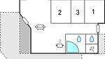 floor-plan - Ferienhaus für 8 Personen (94 m²) in Væggerløse - Top-Hundeurlaub