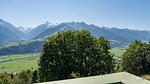 Aussicht vom Ferienhaus [Sommer] - Ferienhaus für 7 Personen (128 m²) in Piesendorf - Top-Hundeurlaub