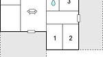 floor-plan - Ferienhaus für 6 Personen (80 m²) in Serup - Top-Hundeurlaub