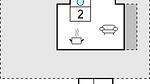 floor-plan - Ferienhaus für 7 Personen (57 m²) in Silkeborg - Top-Hundeurlaub