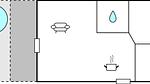 floor-plan - Ferienhaus für 4 Personen (54 m²) in Esbjerg V - Top-Hundeurlaub