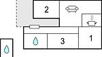floor-plan - Ferienhaus für 6 Personen (86 m²) in Juelsminde - Top-Hundeurlaub